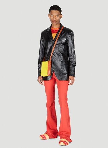 Leather Blazer Marni Leather Blazer Black mni0152004