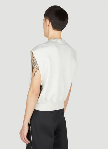 Rick Owens DRKSHDW 민소매 탑 화이트 drk0152006
