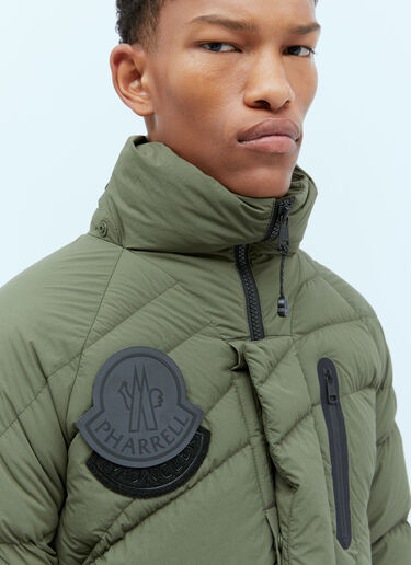 Moncler x Pharrell Williams Chestnut Down Jacket Green mpw0154001