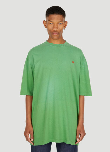 Acne Studios Eyck Oversized T-Shirt Green acn0147034