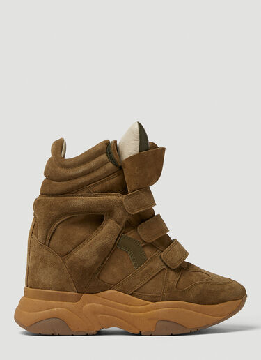 Isabel Marant Balskee Sneakers Khaki ibm0249018
