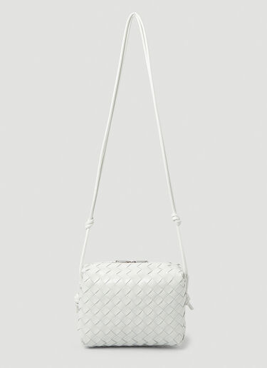 Bottega Veneta Loop Intreccatio Shoulder Bag White bov0246036