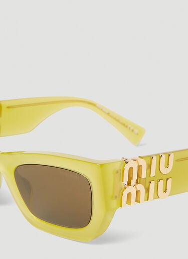 Glimpse Sunglasses Miu Miu Glimpse Sunglasses Yellow lmu0253007