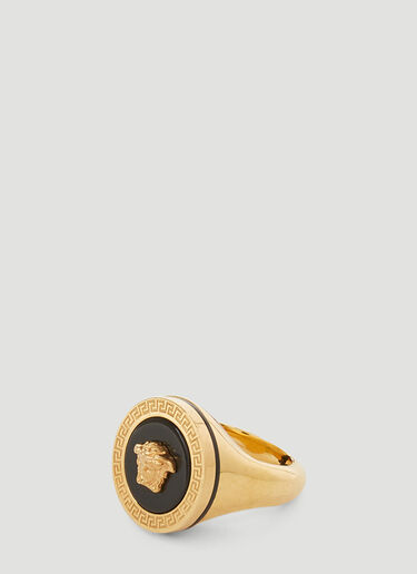 Versace 美杜莎铭牌戒指 金色 vrs0253054