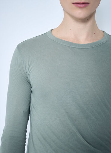 Rick Owens 더블 레이어드 티셔츠  그린 ric0159009
