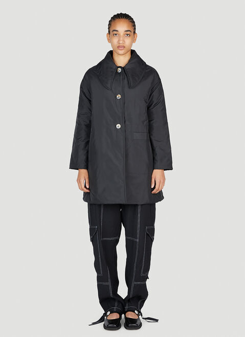 The Row Ripstop Quilted Reversible Coat Cream row0251014