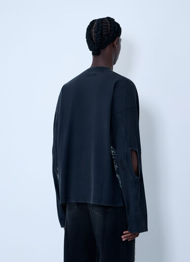 Vetements Cof Spirit Cut-Up T-Shirt Black vet0162007