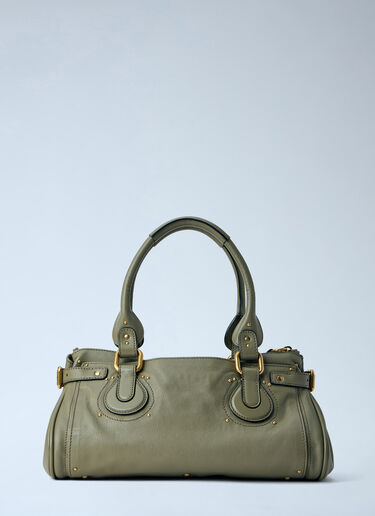 Small Paddington Chain Shoulder Bag Chloé Small Paddington Chain Shoulder Bag Green chl0264047