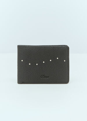 Saint Laurent Studded Bi-Fold Wallet Black sla0154039