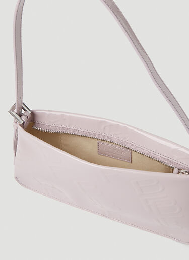 BY FAR Dulce Dawn Embossed Shoulder Bag Lilac byf0251008