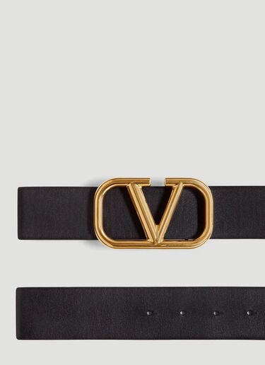 Valentino VLogo Belt in Black Black val0147044