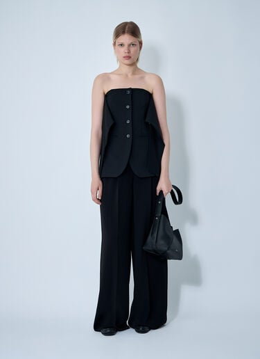 Max Mara Wool Waistcoat Black max0261004