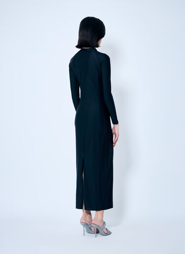 Alexander Wang Rashguard Maxi Dress Black awg0259015