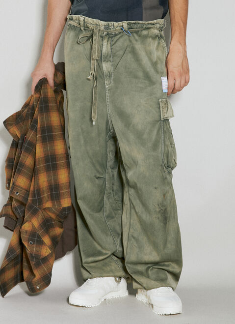 Maison Mihara Yasuhiro ビッグカーゴパンツ イエロー mmy0154007