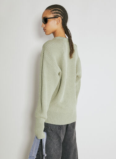 Our Legacy Zip Wrap Cardigan Green our0254016