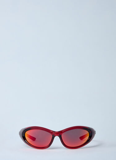 Balenciaga Sporty B Round AF Sunglasses Red bcs0360002