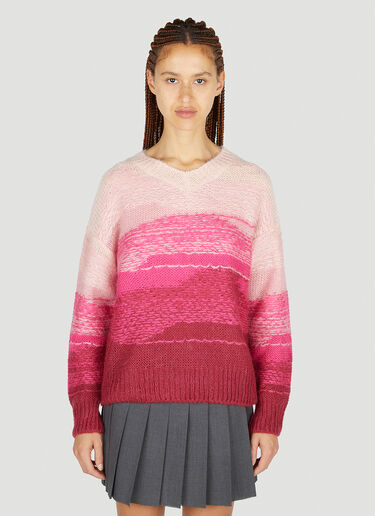Acne Studios Ombre Sweater Pink acn0252013