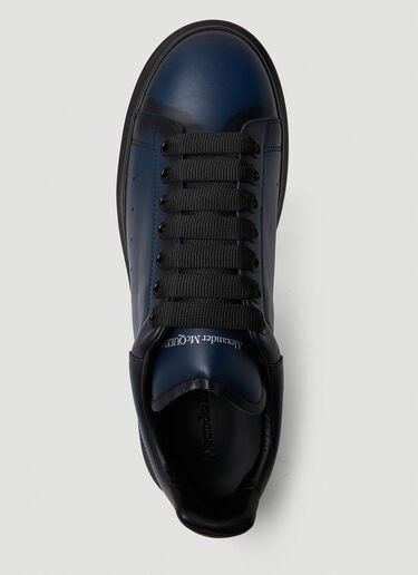 Alexander McQueen Larry Oversized Sneakers Dark Blue amq0150019