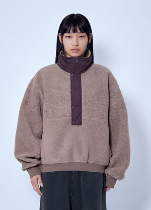 Entire Studios System Half Zip Fleece Purple ent0266040