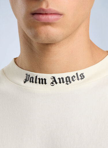 LN-CC® - Palm Angels: Classic Logo Oversized T-Shirt - White Palm Angels Classic Logo Oversized T-Shirt White pma0166124