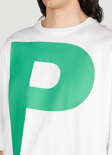 Walter Van Beirendonck Peace 宽大 T 恤 白色 wlt0152013