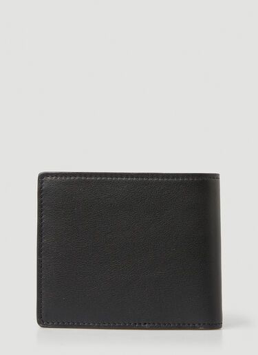 Versace Logo Plaque Wallet Black ver0149055