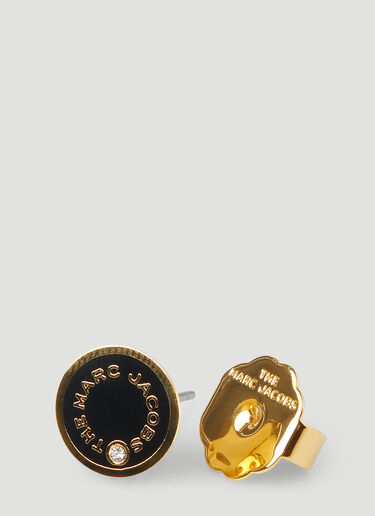 Marc Jacobs 메달리온 스터드 귀걸이 블랙 mcj0250051