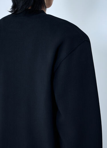 Jacquemus Le Camionneur Gros Grain Sweatshirt Black jac0164027