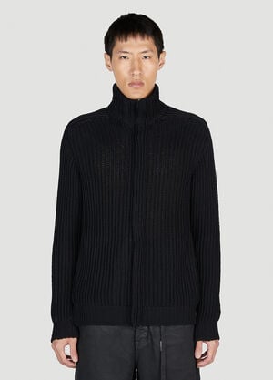 Ann Demeulemeester Frans Cardigan Black ann0152012