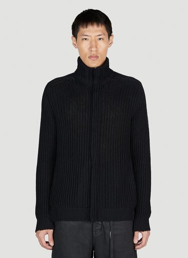 Ann Demeulemeester Frans Cardigan Black ann0152012