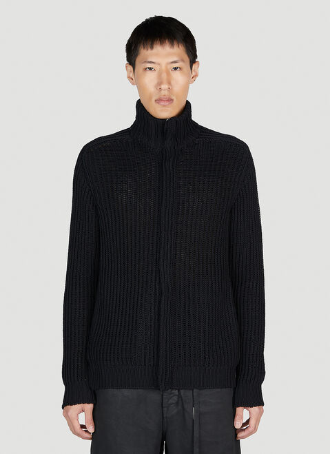 Ann Demeulemeester Frans Cardigan Black ann0154010
