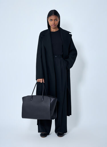 The Row Malika Coat Black row0262021