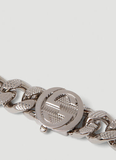 Gucci Interlocking G Necklace Silver guc0150189
