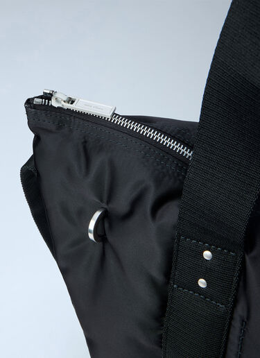 LN-CC® - Rick Owens: Nylon Tote Bag - Black Rick Owens Nylon Tote Bag Black ric0165032