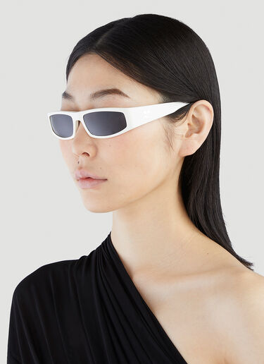 Courrèges Tech Sunglasses White cou0349002