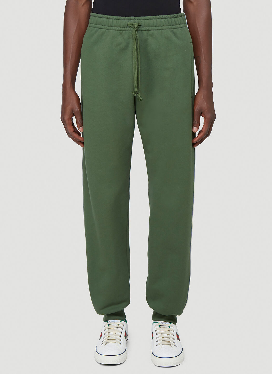 Green gucci store sweatpants