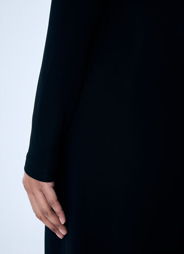 TOTEME Draped Jersey Dress Black tot0259038