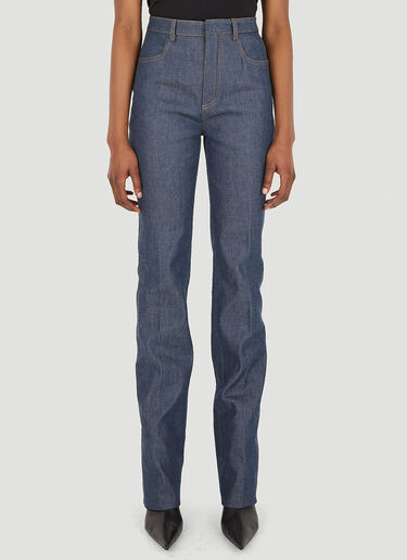 Saint Laurent Straight-Leg Denim Jeans Blue sla0247034