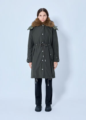 Moncler Halicte Long Parka Dark Green mon0266016