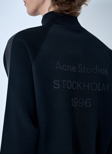 Acne Studios Logo Zip Cardigan Black acn0164027
