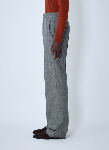 Wide-Leg Wool Blend Pants Saint Laurent Wide-Leg Wool Blend Pants Black sla0162021