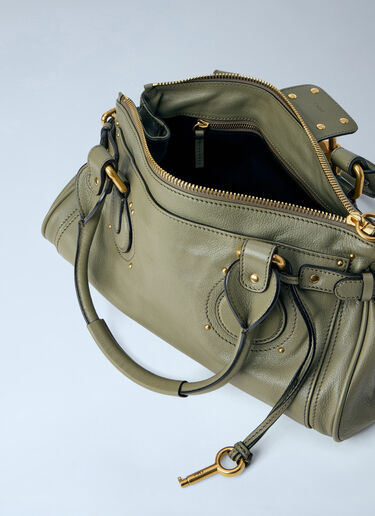 Small Paddington Chain Shoulder Bag Chloé Small Paddington Chain Shoulder Bag Green chl0264047