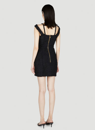Tweed Dress Balmain Tweed Dress Black bln0252025