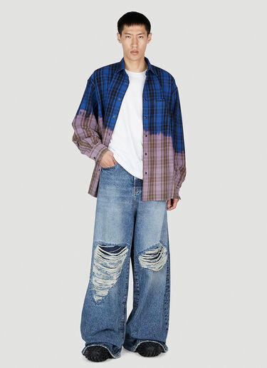 VETEMENTS Distressed Baggy Jeans Blue vet0151002