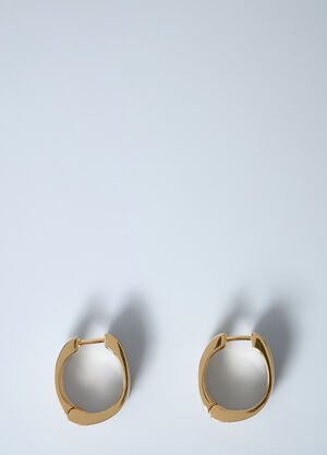 TOTEME Signature Hoop Earrings Gold tot0261074