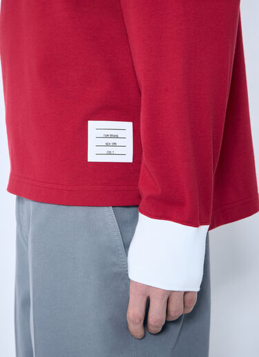 Thom Browne Rugby Jersey Long Sleeve Top Red thb0159007