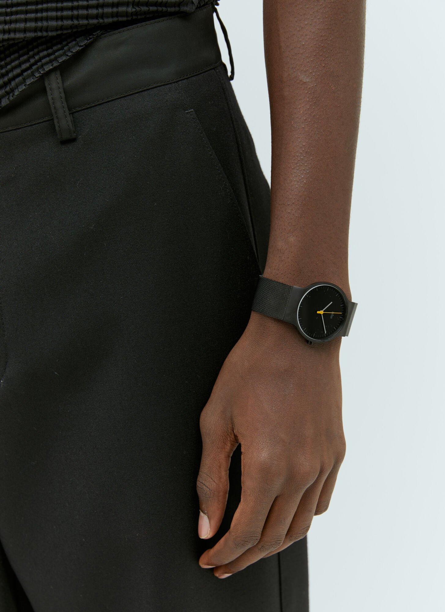 Shop Braun Bn0211 Classic Slim Watch In Black