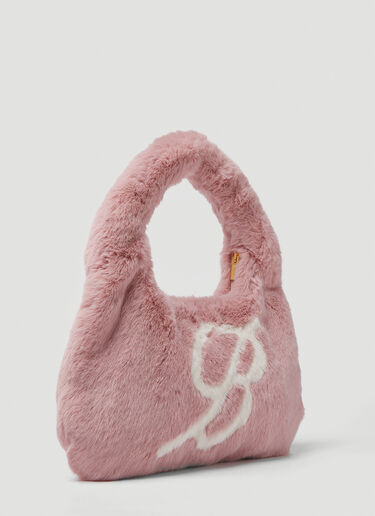 Blumarine Eco Faux Fur Handbag Pink blm0249016