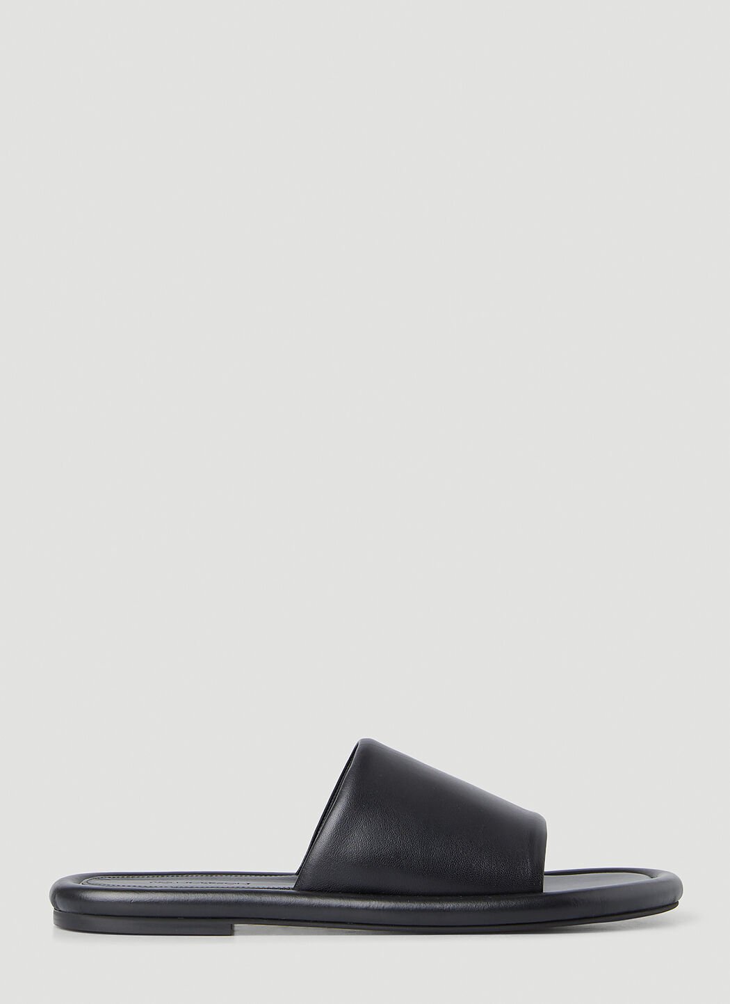 Versace Bumper Flat Sandals Black ver0153026