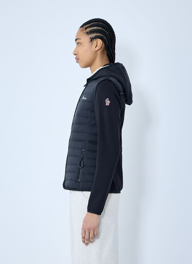 Moncler Grenoble パデッドフード付きジップアップジャケット  ブラック mog0259006